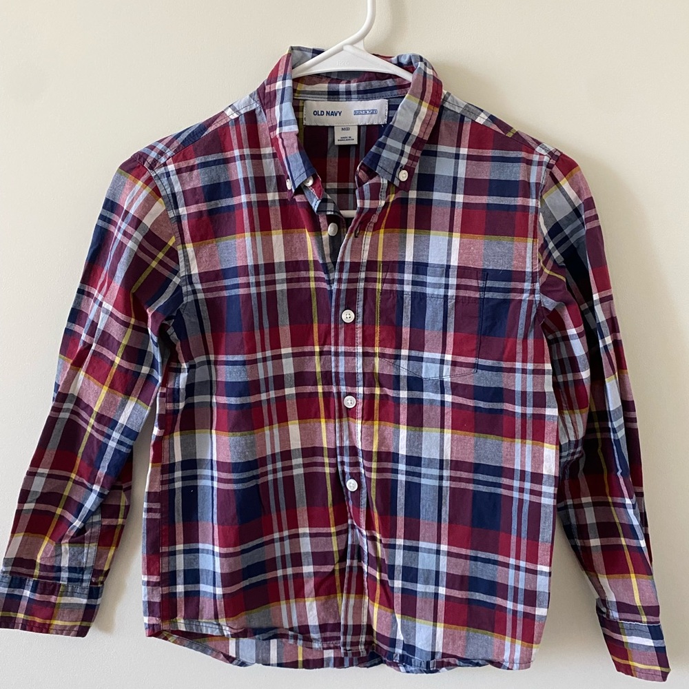 Boys Size 8 Old Navy Button Down